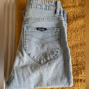 Rolla’s original high rise straight jeans